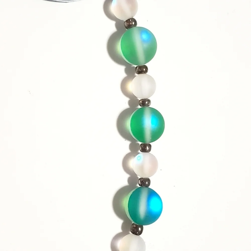 SUNCATCHER Green, One-of-a-Kind Handcrafted Opal Hanging Décor Tree Jewelry